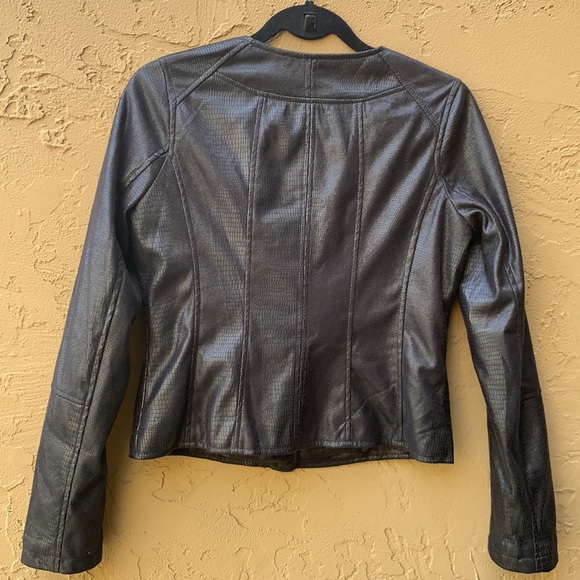 🎉HOST PICK🎉 Bar III Textured Vegan Leather Moto Jacket - Picture 3 of 6